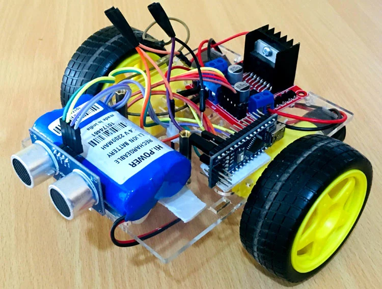 Ultrasonic Sensor Based Obstacle Avoiding Robot